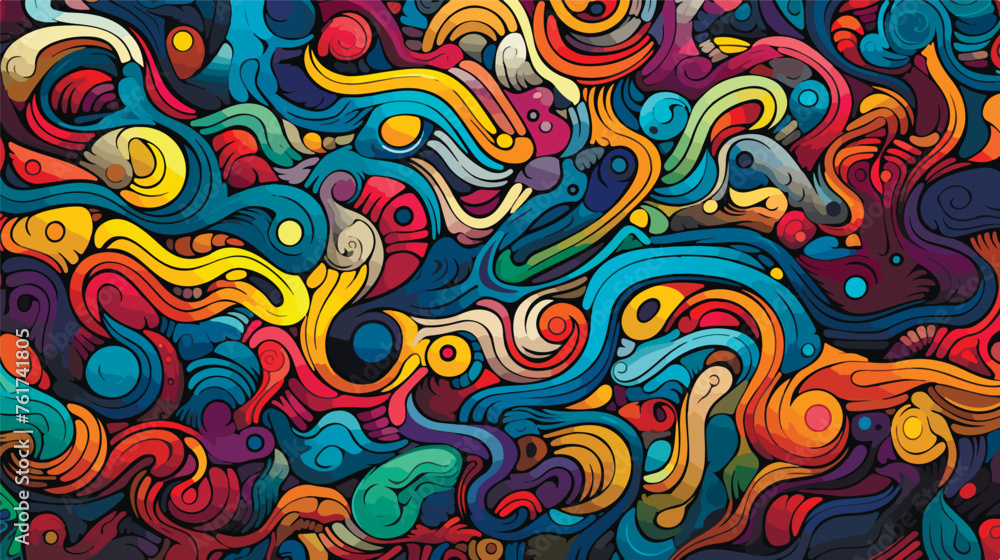 Fantasy whimsical vector patterns background. Abstract alien cartoon creators. Fantasy whimsical vector patterns background. Abstract alien cartoon creators.