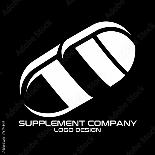 Supplement Company Vector Logo Design