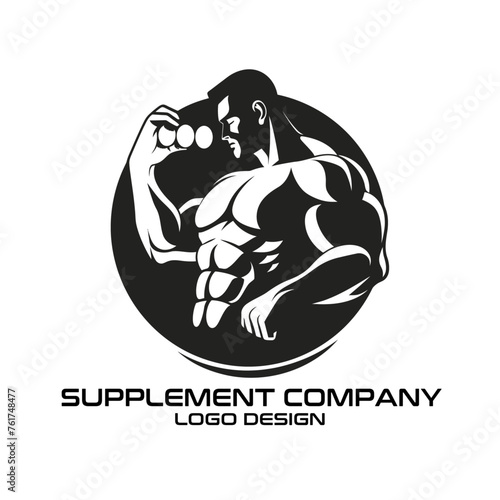 Supplement Company Vector Logo Design