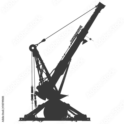 Silhouette Giant Sling Trebuchet full black color only