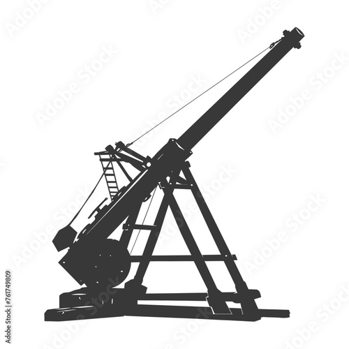 Silhouette Giant Sling Trebuchet full black color only