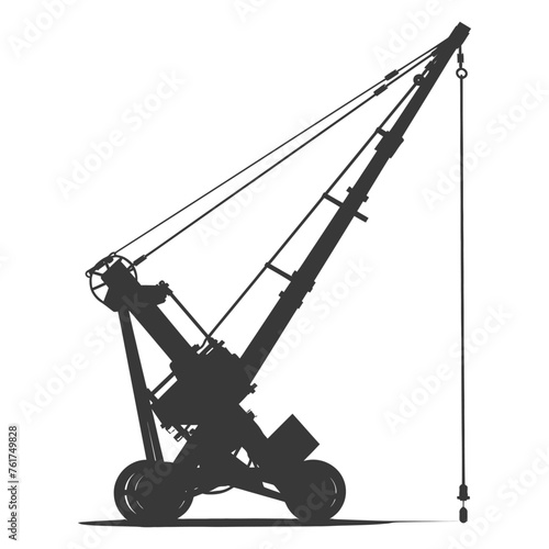 Silhouette Giant Sling Trebuchet full black color only