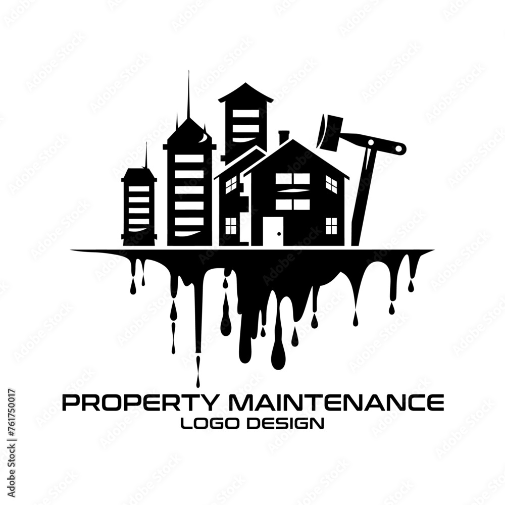 Property Maintenance Vector Logo Design