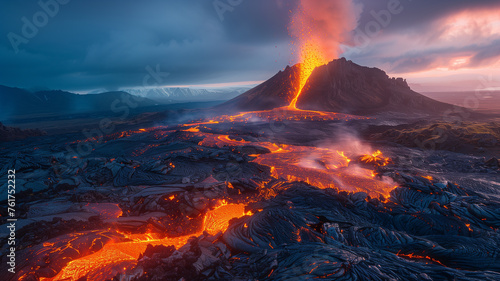 Apocalyptic scenes: volcanic eruptions alter Earth's surface forever.