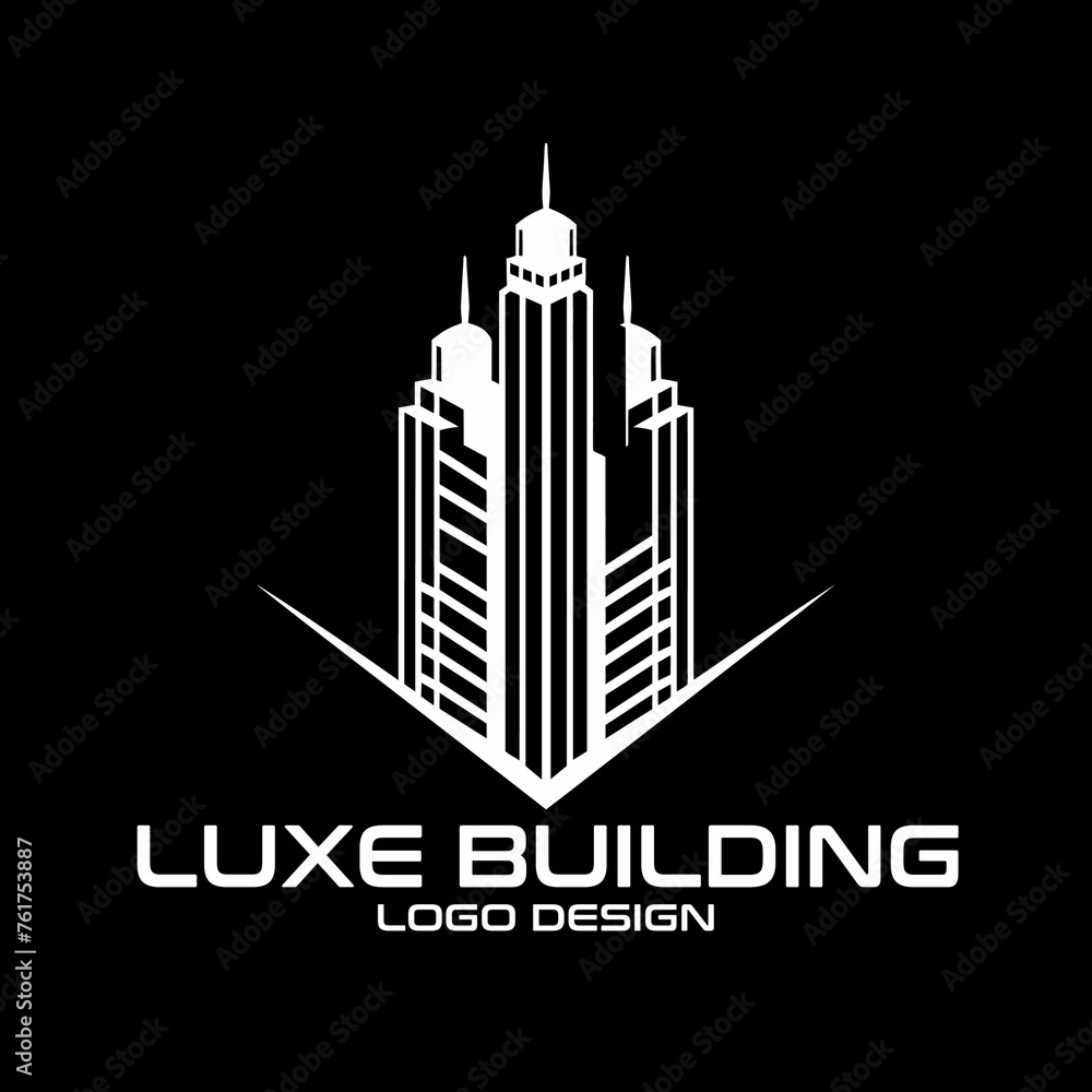 Obraz premium Luxe Building Vector Logo Design