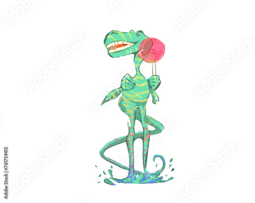 Dino lolipop