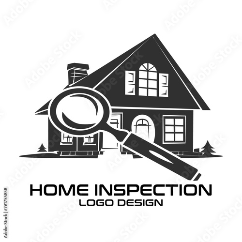 Home Inspection Vector Logo Design