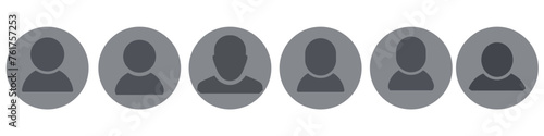 Group of people or group of users or friends flat icon for apps and websites