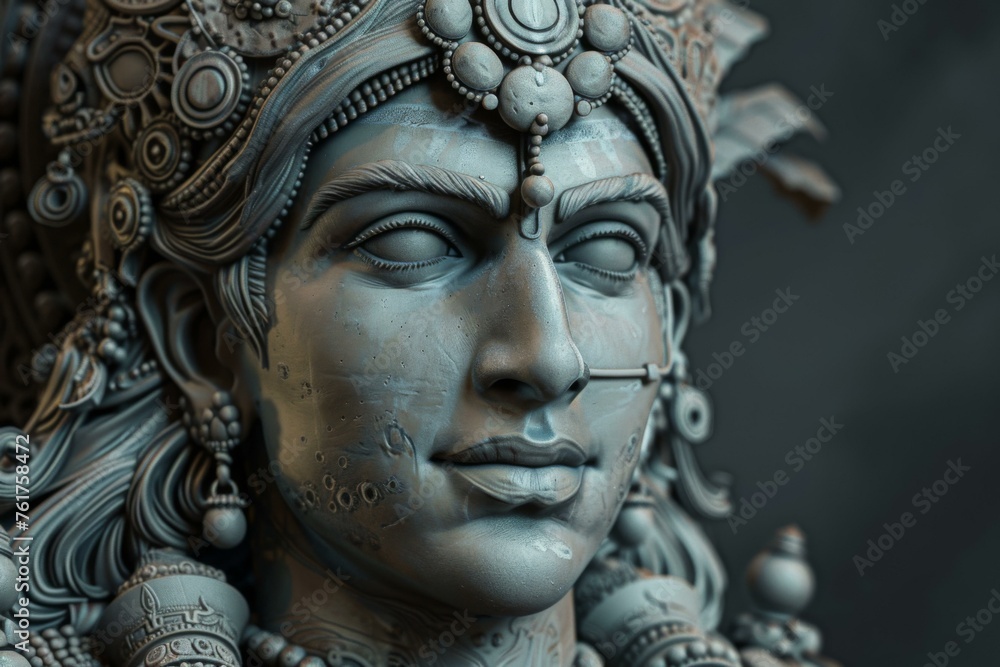 Ashoka the Great Indian Emperor sculpture embodies ancient history and art