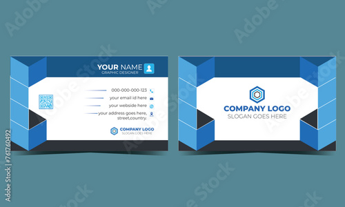 creative modern name card and business card template