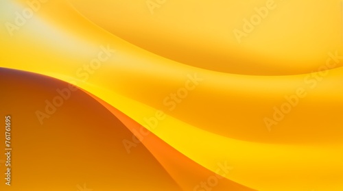 Bending shapes and shades of yellow-orange merge to form an abstract warmth 