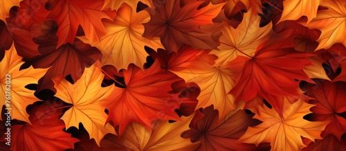 Autumn leaves seamless background for various design purposes