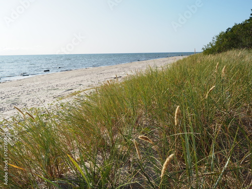 Klaipeda  Litauen  - einsamer Strand