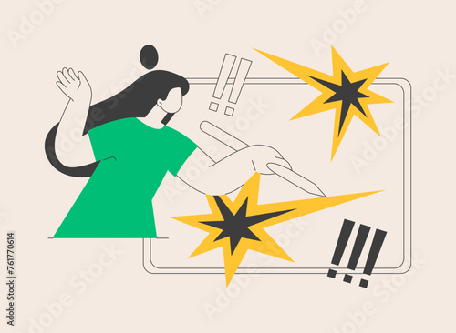 Emotional design abstract concept vector illustration.