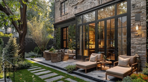 Large Brown Building With Lots of Windows