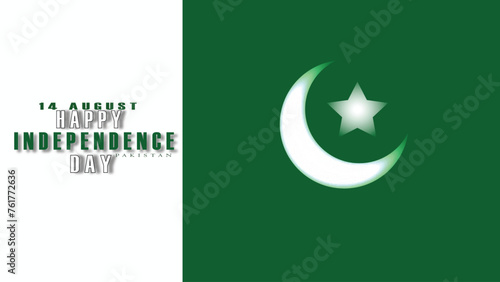 vector of Pakistan flag happy independence day 14 august post 