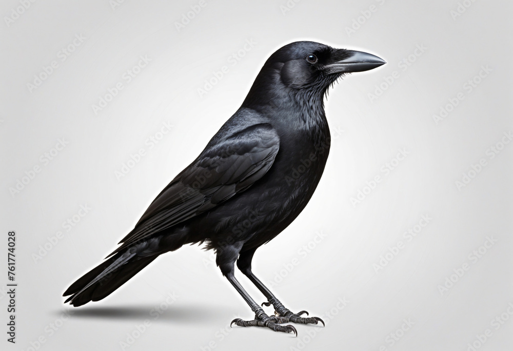 crow, isolated, watercolor design crow, isolated, watercolor design