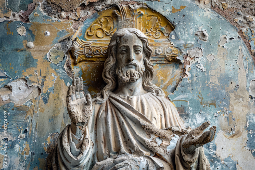 Depiction of Jesus Christ on the Wall