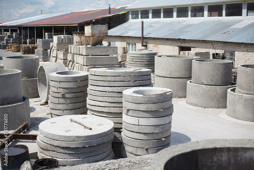 stack of tires in a warehouse