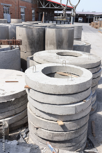 stack of tires in warehouse