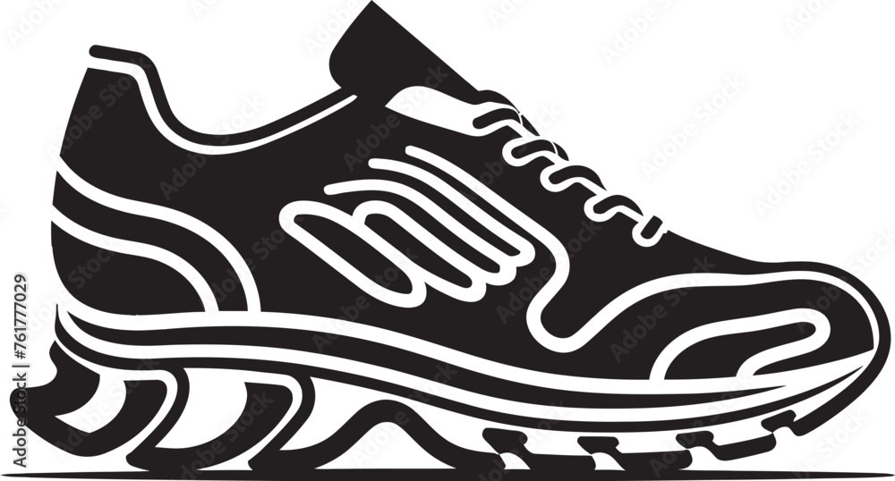 AeroGlide Black Logo Design Symbol VelocityTech Vector Futuristic Footwear Emblem AeroGlide Black Logo Design Symbol VelocityTech Vector Futuristic Footwear Emblem