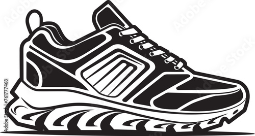 Quantum Runners Vector Futuristic Footwear Symbol SpeedForce Sprint Futuristic Shoe Icon