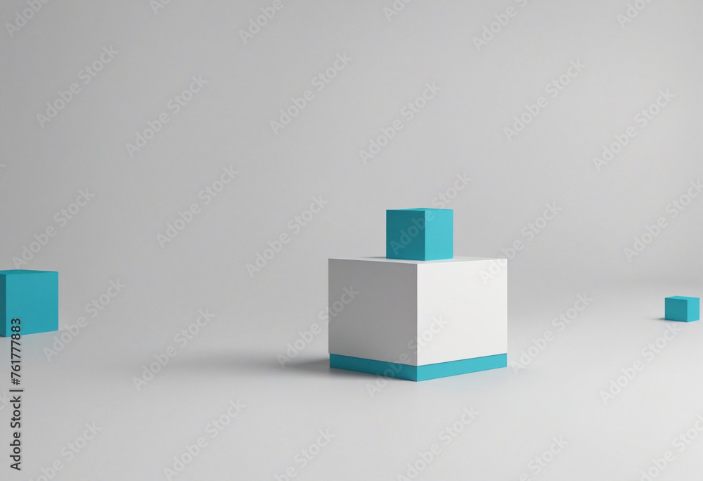 Obraz premium Modern 3d render background minimal abstract for product presentation 