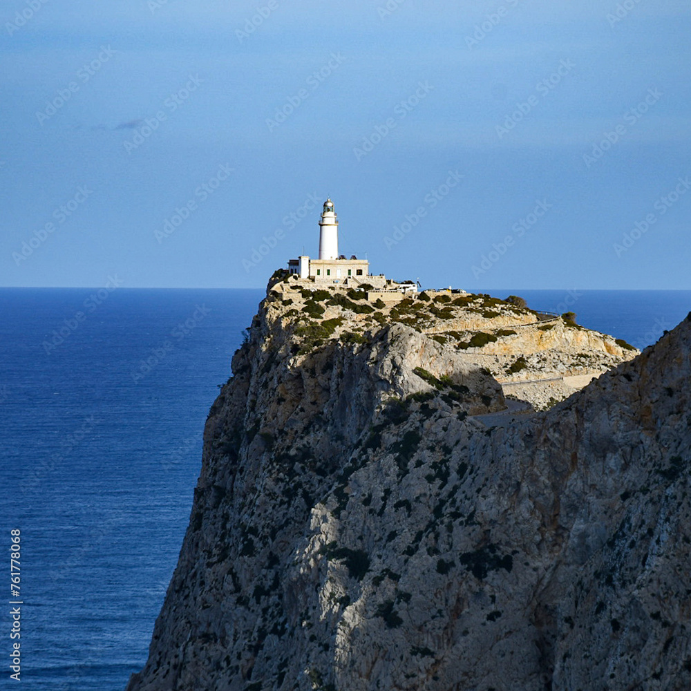 the lighthouse in the mountain