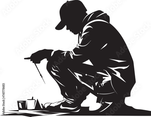 GraffitiGuru Vector Artist Icon StreetStyle Maestro Black Logo Emblem