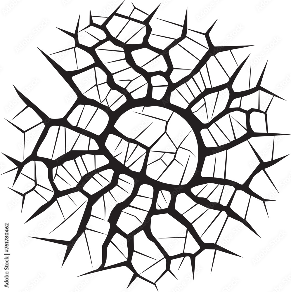 Sketchy Rifts Hand Drawn Vector Logo Design Inked Fractures Black Cracked Lines Emblem Sketchy Rifts Hand Drawn Vector Logo Design Inked Fractures Black Cracked Lines Emblem