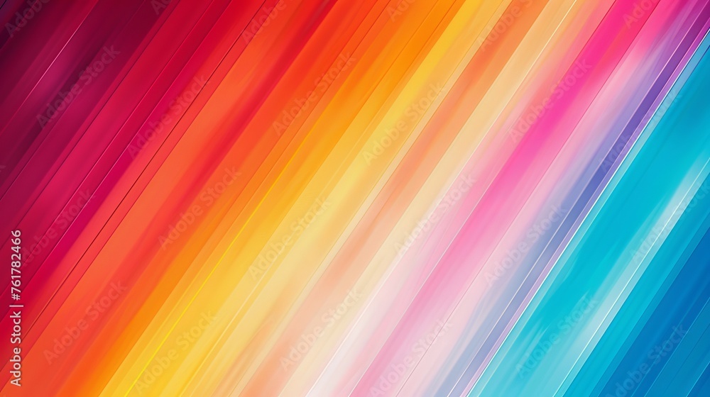Vibrant Color Gradient Flow - Abstract Multicolored Stripes Background