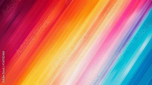Vibrant Color Gradient Flow - Abstract Multicolored Stripes Background