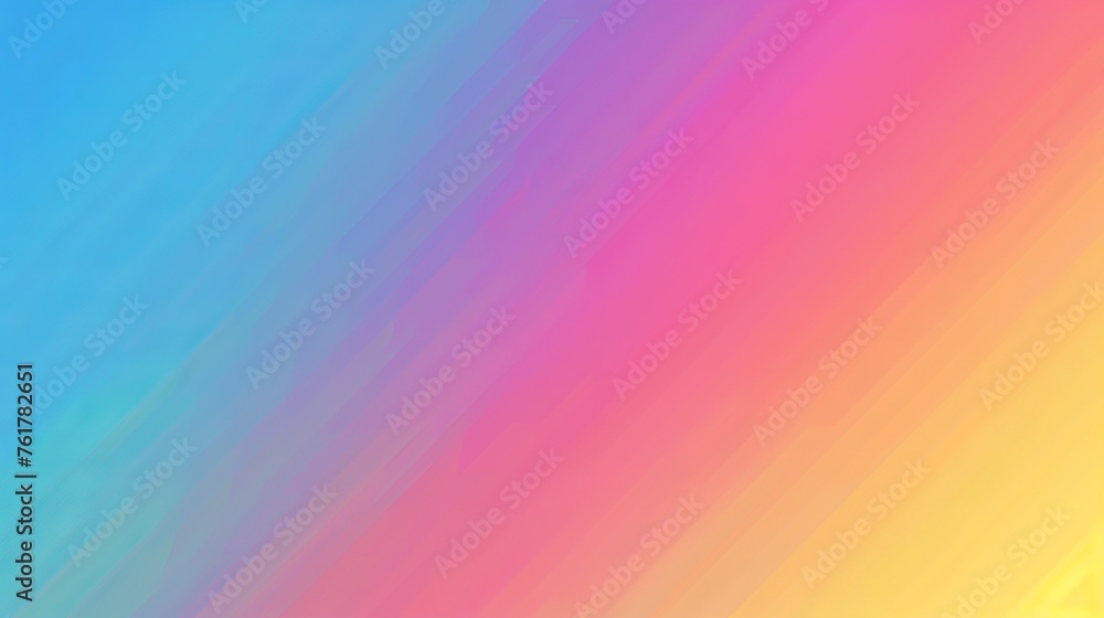 Vibrant Gradient Background - A Mesmerizing Blend of Blue, Pink, and Yellow Hues Creating a Calming Atmosphere