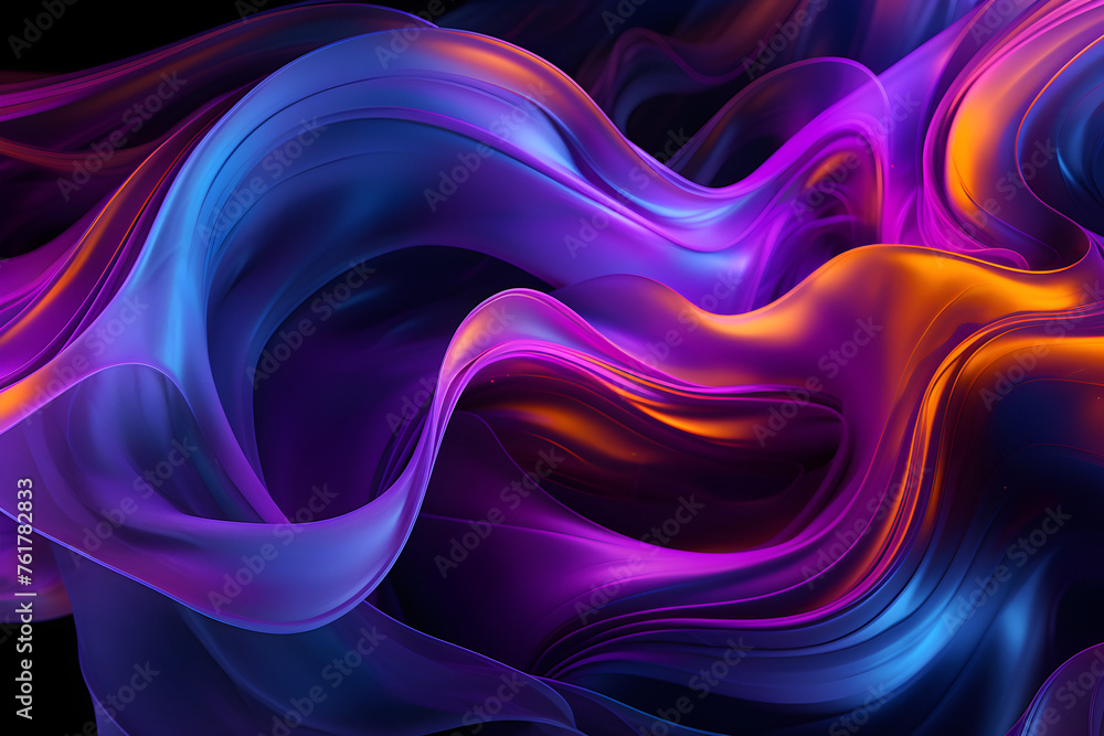 Obraz premium Abstract neon texture