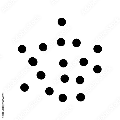 Dots abstract shapes