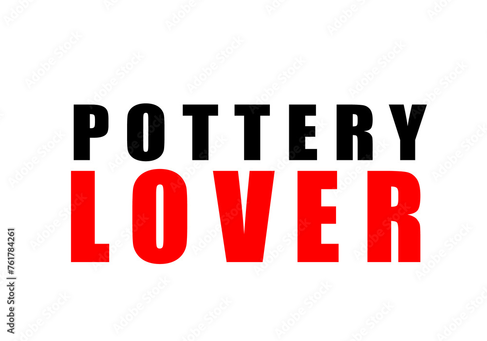 Fototapeta premium Pottery lover png