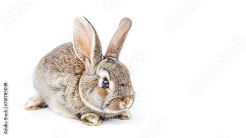 bunny on white background
