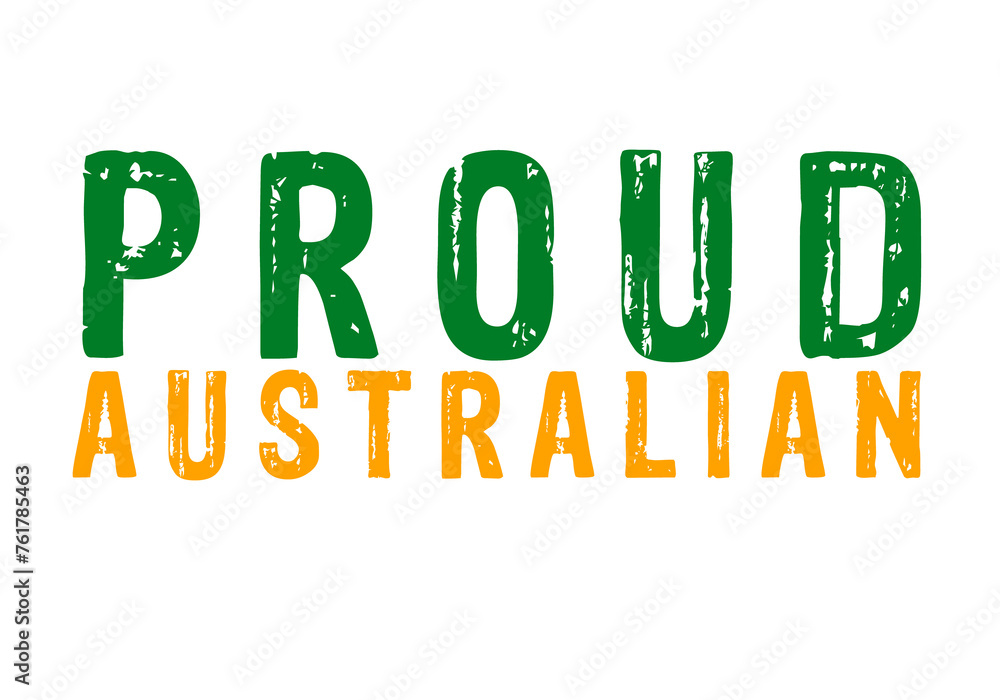 Fototapeta premium Proud Australian