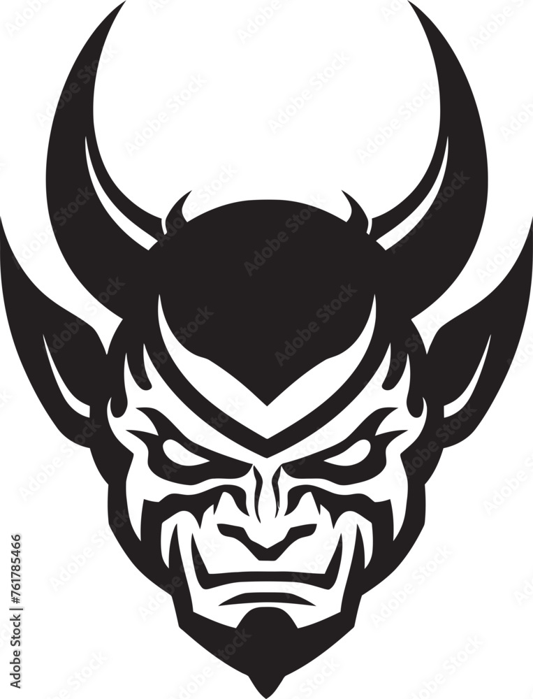 Yokai Yurei Hand Drawn Symbol for Supernatural Oni Noh Nightmare Vector Logo Design for Terrifying Kabuki Mask Yokai Yurei Hand Drawn Symbol for Supernatural Oni Noh Nightmare Vector Logo Design for Terrifying Kabuki Mask
