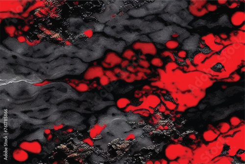 Red abstract fluid acrylic painting. Red Glitch and Black Color Art Water Ink. Red Marble Fluid texture. Abstract Red and Black gradient background. Abstract red background. Marble effect background.