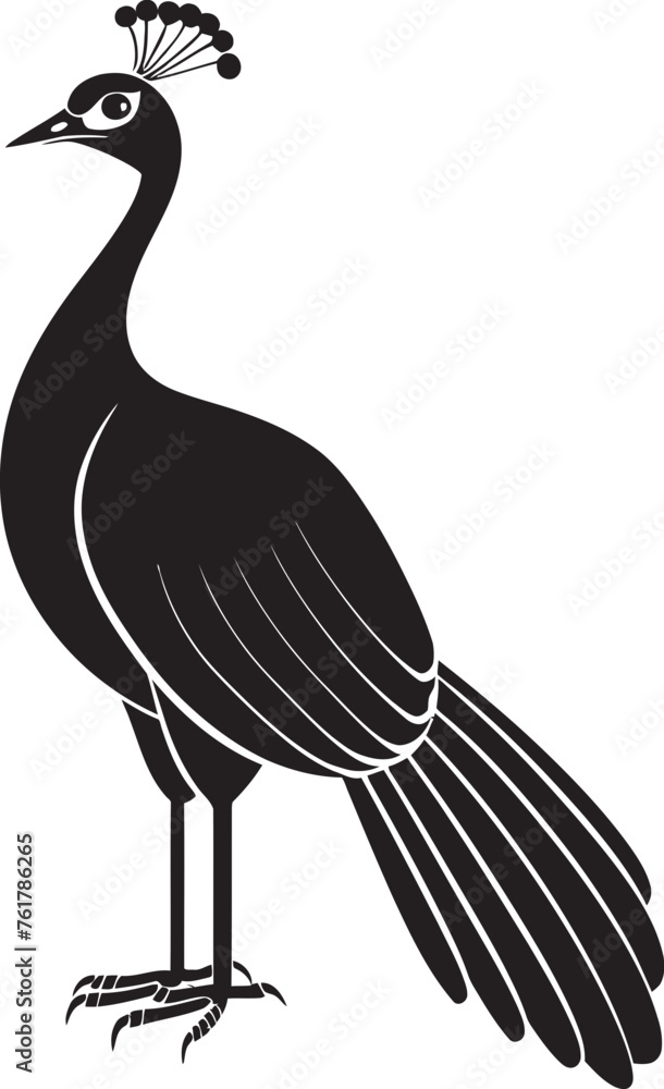 Royal Avian Majesty Logo Design of Stunning Peacock in Black Vector Luxurious Feathered Splendor Vector Icon of Grand Peacock in Black Royal Avian Majesty Logo Design of Stunning Peacock in Black Vector Luxurious Feathered Splendor Vector Icon of Grand Peacock in Black