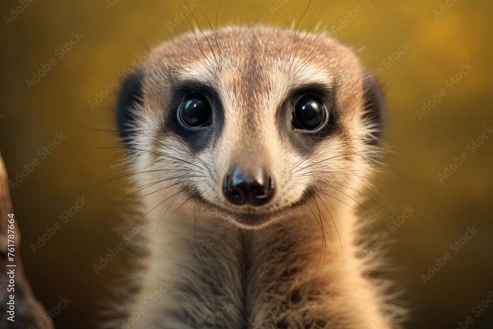 Sociable Meerkat animal. Cute desert nature. Generate Ai Sociable Meerkat animal. Cute desert nature. Generate Ai