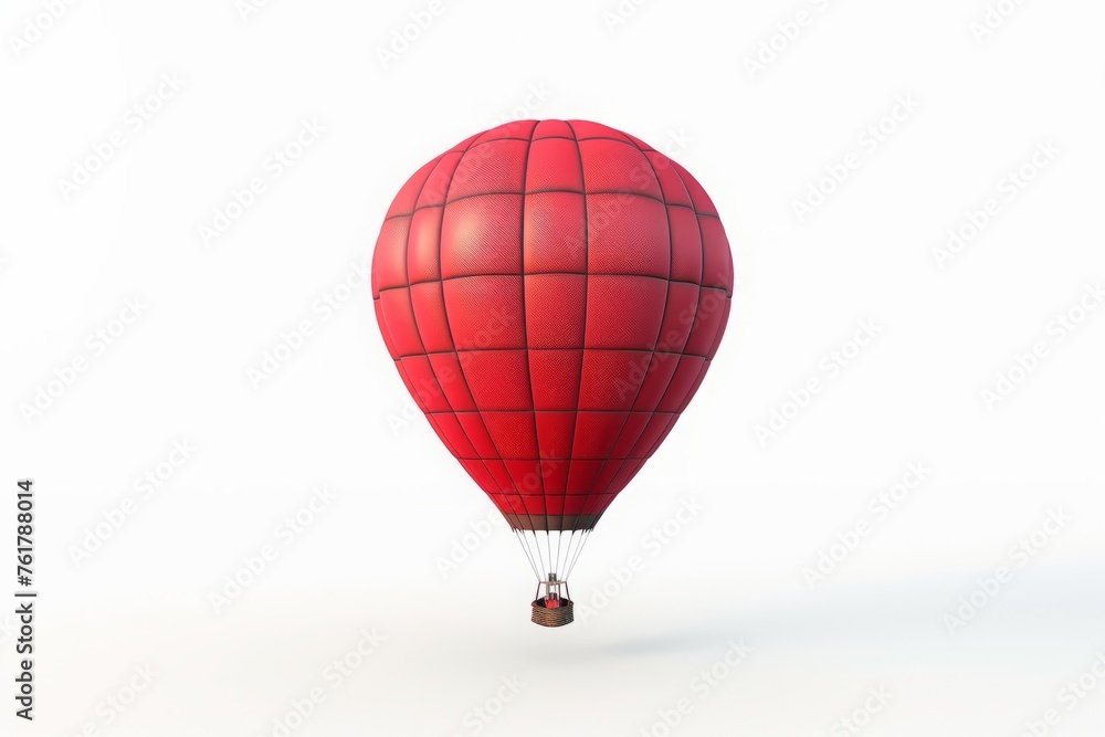 Fototapeta premium hot air balloon isolated on white background 