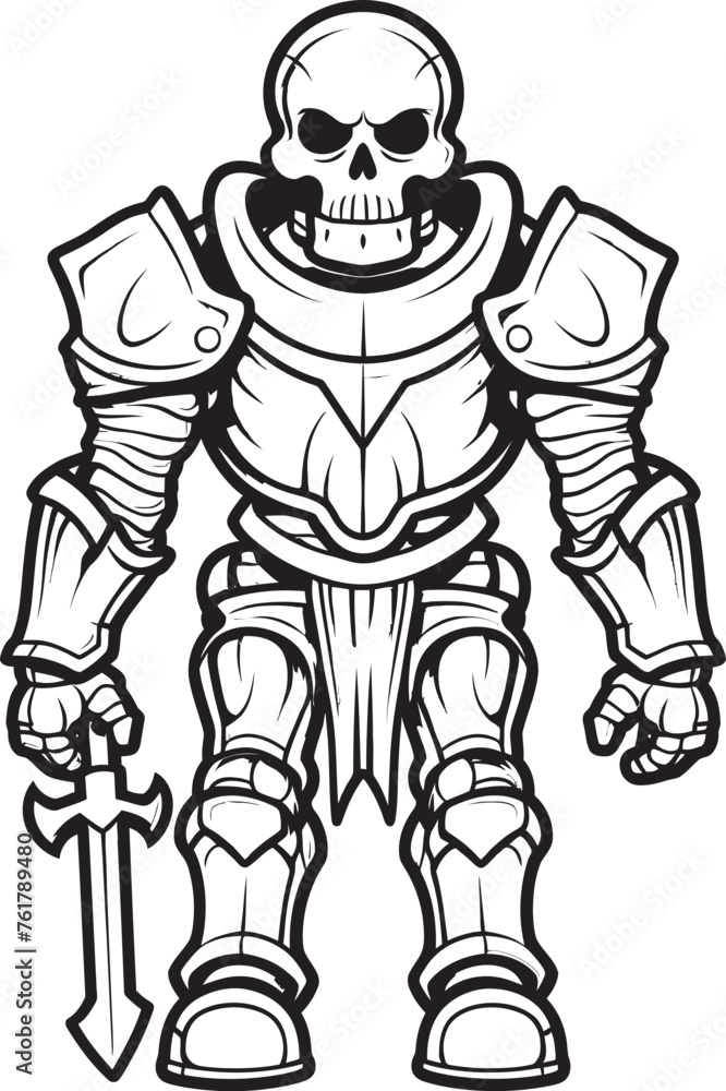 Phantom Paladin Skeleton Knight Icon in Black Vector Haunted Defender Skeleton Knight Symbol in Black Vector Phantom Paladin Skeleton Knight Icon in Black Vector Haunted Defender Skeleton Knight Symbol in Black Vector