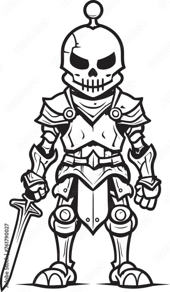 Spectral Guardian Skeleton Knight Icon in Black Vector Wraithlike Warden Skeleton Knight Symbol in Black Vector Spectral Guardian Skeleton Knight Icon in Black Vector Wraithlike Warden Skeleton Knight Symbol in Black Vector