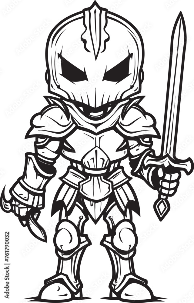 Shadowed Protector Skeleton Knight Symbol in Black Vector Shadowed Sentinel Skeleton Knight Vector Black Logo Design Shadowed Protector Skeleton Knight Symbol in Black Vector Shadowed Sentinel Skeleton Knight Vector Black Logo Design