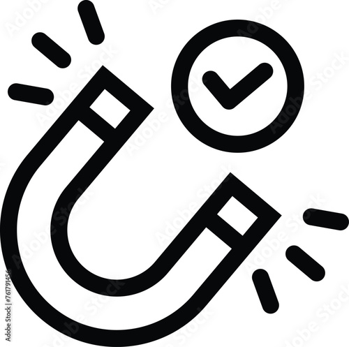 Magnet icon symbol collection. Vector Illustration.