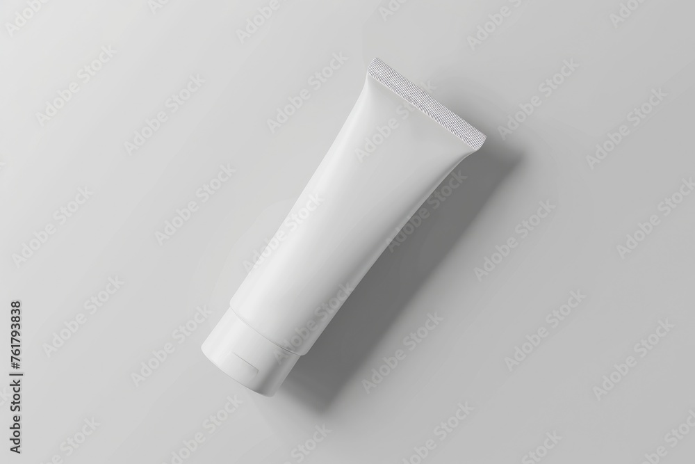Blank White Ointment Tube Mockup for Skincare, Toothpaste, Cream, and Gel. Clear Packaging Design for Logo Branding and Presentation Blank White Ointment Tube Mockup for Skincare, Toothpaste, Cream, and Gel. Clear Packaging Design for Logo Branding and Presentation