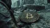 Bitcoin header banner coin gold digital currency 