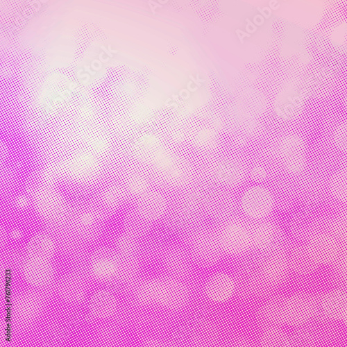 Pink bokeh square background for banner, poster, ad, celebrations, and various design works